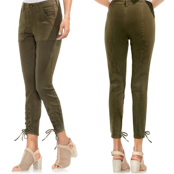 Vince Camuto Pants - Vince Camuto Lace-Up Cuff D-Luxe Pants